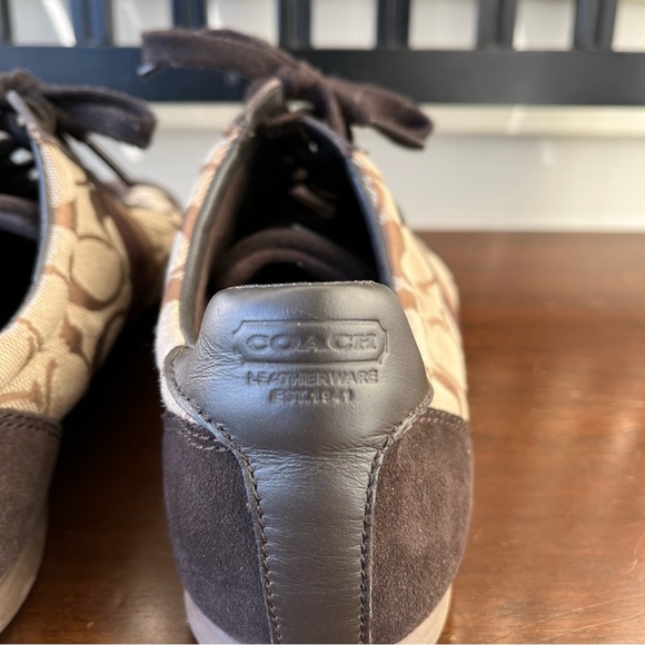 Coach Suede & Canvas Joss Sneakers - Picture 4 of 7